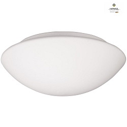 Ceiling luminaire JOIZ, IP44, with bayonet lock, white frosted opal glass,  25cm, E27max. 46W