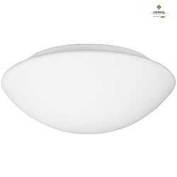 Ceiling luminaire JOIZ, IP44, with bayonet lock, white frosted opal glass,  30cm, 2x E27max. 46W