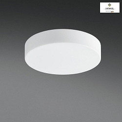 Ceiling luminaire COPPER, IP44, dimmable, white frosted opal glass, with bayonet lock,  40cm, 2x E27
