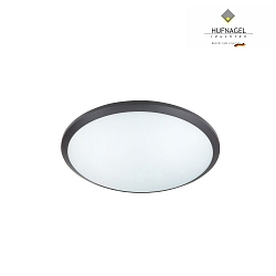 wall and ceiling luminaire ORBIS 30 LED round, dimmable, medium, titanium dimmable