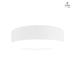 Ceiling luminaire MARA,  70cm, 6x E27, white fabric cover below / Chintz