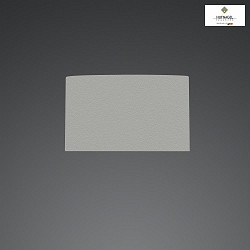 Shade for floor lamp DROP / MIU / TILDA,  45cm / height 20cm, steel grey velvet