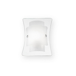 Wall luminaire TRIPLO AP1, 1 flame, E27, transparent