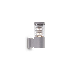Outdoor luminaire TRONCO AP1, E27, gray