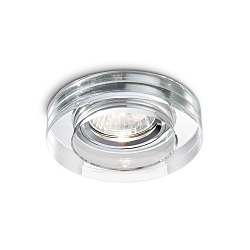 Einbauspot BLUES ROUND, IP20, � 9.5cm, GU10 max. 50W, Aluminium