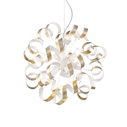 Pendelleuchte VORTEX SP6, 6-flammig, E14, Silber