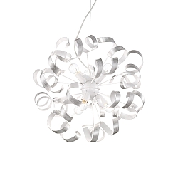 Pendelleuchte VORTEX SP6, 6-flammig, E14, Silber