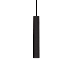 Pendelleuchte LOOK SP1 D06, IP20, � 6cm / 40cm, GU10 max. 28W (inkl. LED 7W 3000K 540lm 50�, CRi >90, on-off), schwarz
