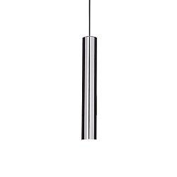 Pendelleuchte LOOK SP1 D06, IP20, � 6cm / 40cm, GU10 max. 28W (inkl. LED 7W 3000K 540lm 50�, CRi >90, on-off), chrom