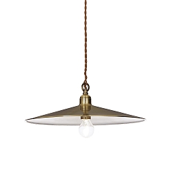 Pendant luminaire CANTINA SP1 BIG, E27, antique brass