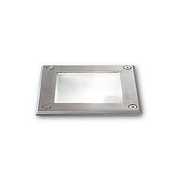 Floor recessed luminaire PARK PT1 SQUARE, G9, aluminum