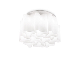 Deckenleuchte COMPO, 10-flammig, � 73.5cm, E27, Rauchglas / Chrom