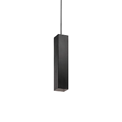 Pendelleuchte SKY, H�he 30cm, inkl. GU10 28W 2700K, h�henverstellbar, Schwarz