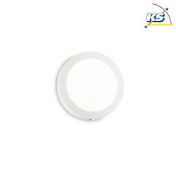 LED wall / ceiling luminaire UNIVERSAL ROUND,  17cm, 12W 3000K 700lm, white
