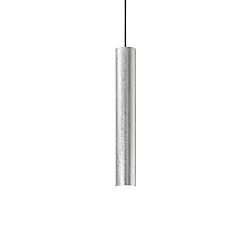 Pendelleuchte LOOK SP1 D06, IP20, � 6cm / 40cm, GU10 max. 28W (inkl. LED 7W 3000K 540lm 50�, CRi >90, on-off), silber