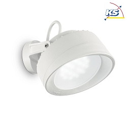 Outdoor wall luminaire TOMMY IP66, GX53, adjustable, inkl. 7W 4000K, resin, white