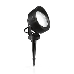 Outdoor Erdspie�leuchte TOMMY, IP66 IK10, GX53, dreh-/schwenkbar, inkl. 7W 4000K, Resinharz, Schwarz