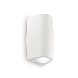 Outdoor wall luminaire KEOPE AP2, Up/Down, IP55, incl. 2x GU10 3.5W 4000K, resin / acrylic