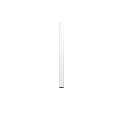 LED Pendelleuchte ULTRATHIN ROUND, 40cm / � 3cm, 11.5W 3000K 970lm, Chrom poliert