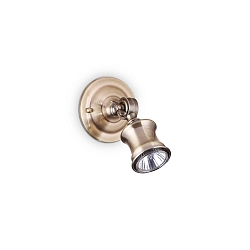 Wand-/Deckenstrahler BARBER, 1-flammig, inkl. GU10 LED 5W 3000K 400lm, verstellbar