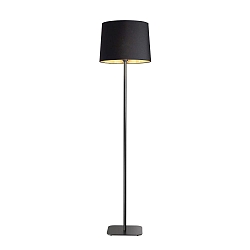 Stehleuchte NORDIK, H�he 162cm, E27, mit Schalter, schwarz / innen Gold