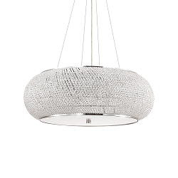Kristall-Pendelleuchte PASHA, 14-flammig, � 65cm, E14, Gold