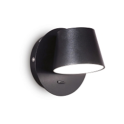 LED Wandleuchte GIM, IP20, 6W 3000K 400lm, drehbar, mit Schalter