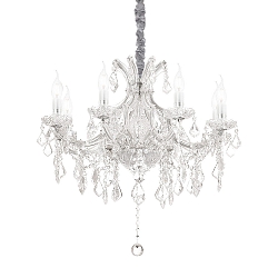 Kronleuchter NAPOLEON, 8-flammig, � 67cm, E14, Gold