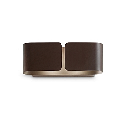 Wandleuchte CLIP MINI, Breite 25cm, inkl. 2x G9 28W 2700K, Corten