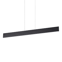 LED Pendelleuchte DESK, Down, 102.5cm, 32W 3000K 1420lm, h�henverstellbar, Schwarz matt