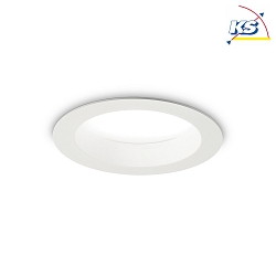 LED recessed spot BASIC WIDE, IP44,  14.4cm, 15W 3000K 1650lm 87, matt white