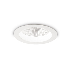 LED recessed spot BASIC ACCENT, IP44, � 14.4cm, 20W 3000K 1900lm 52�, matt white