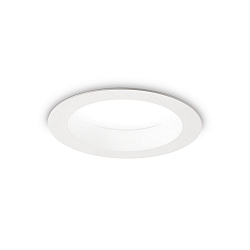 LED Einbaustrahler BASIC WIDE, IP44, � 14.4cm, 15W 3000K 1500lm 87�, Wei� matt
