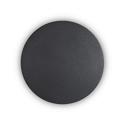 LED Wandleuchte COVER ROUND, � 20cm, 11W 3000K 720lm, indirekt, Schwarz / Opal