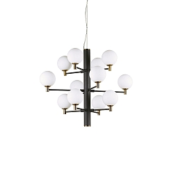 Pendelleuchte COPERNICO, 12-flammig, � 71cm, inkl. 12x G9 LED 3.2W 3000K