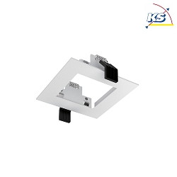 Spring clip mountiung frame for LED recessed spot DYNAMIC, square, 10 x 10cm, white