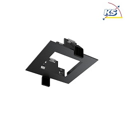 Spring clip mountiung frame for LED recessed spot DYNAMIC, square, 10 x 10cm, black