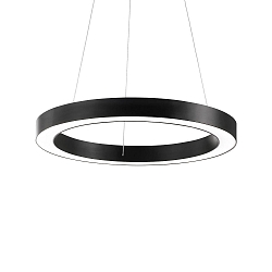 LED Pendelleuchte ORACLE ROUND, � 70cm, 35W 3000K 2160lm, Schwarz