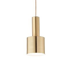 Pendelleuchte HOLLY, 1-flammig, � 12cm, E27, Messing geb�rstet