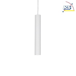 Pendant luminaire for power tracks LOOK, incl. GU10 Halogen 28W 3000K, incl. adapter, white