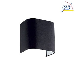 Shade for LED wall luminaire GEA MAP2 SQUARE, black