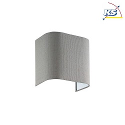 Shade for LED wall luminaire GEA MAP2 SQUARE, grey
