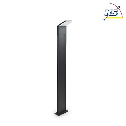 LED Outdoor floor luminaire STYLE, IP 54, height 100cm, 9W 3000K 640lm, anthracite