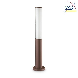 Outdoor LED floor luminaire ETERE, IP44, height 60.5cm, 10.5W 4000K 780lm, coffee brown