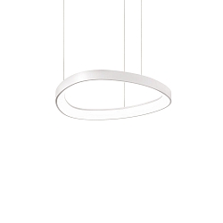 pendant luminaire GEMINI 425 round, adjustable IP20, white