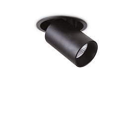 Recessed LED spot NOVA, IP20, 12W 3000K 1000lm 38�, adjustable, black