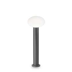 Outdoor floor luminaire CLIO 1, 60cm, IP44, 1 flame, E27, without cover, aluminium