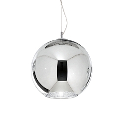 Pendelleuchte NEMO, � 40cm, inkl. E27 LED 3.2W 3000K, Voll-Chrom