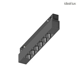 linear luminaire EGO ACCENT LED on/off IP20, black 7W 700lm 3000K 35 35 CRI >90 19.2cm