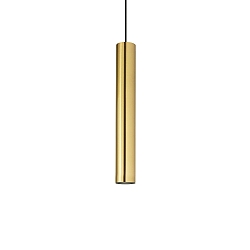 Pendelleuchte LOOK SP1 D06, IP20, � 6cm / 40cm, GU10 max. 28W (inkl. LED 7W 3000K 540lm 50�, CRi >90, on-off), messing